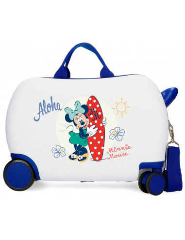 4771044 ABS ROLLING SUITCASE 4W.(2 MULTID.) 45CM. MINNIE ALO